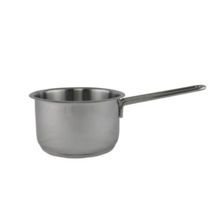 Cratiță inox cu un mâner rezistent, încălzire uniformă, ideală pentru gătitul zilnic și încălzirea rapidă a mâncărurilor, 3.5 L