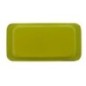 Tavă de copt dreptunghiulară, cu acoperire ceramică, asigură coacere uniformă a checurilor și a cozonacilor, verde Tavă copt ceramică: Coacere uniformă pentru checuri și cozonaci