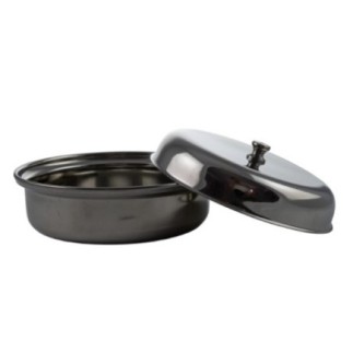 Bol inox cu capac Ø17cm - Păstrare și servire supă, curry, tocănițe