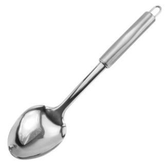 Lingură de gătit din oțel inoxidabil, rezistentă și practică în bucătărie, ideală pentru prepararea și servirea mâncărurilor