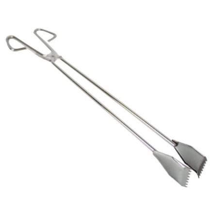 clește cu brațe lungi din inox pentru grătar