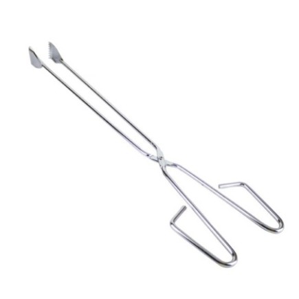 Clește pentru grătar din inox rezistent, 55 cm, perfect pentru grill, BBQ și grătar, rezistent la temperaturi ridicate