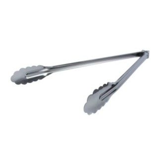 Clește de bucătărie pentru grătare si BBQ, din inox, perfect pentru manipularea alimentelor pe grătar și servire rapidă, 40 cm