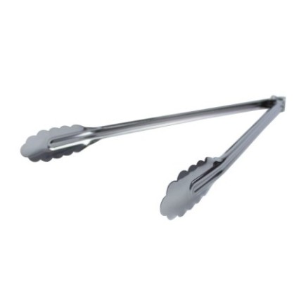 Clește de bucătărie pentru grătare si BBQ, din inox, perfect pentru manipularea alimentelor pe grătar și servire rapidă, 40 cm