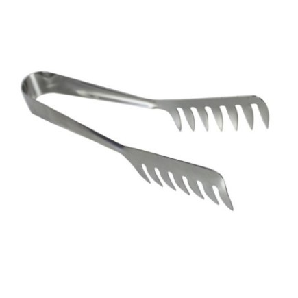 clește de bucătărie tip pieptene pentru salate sau spaghete din inox