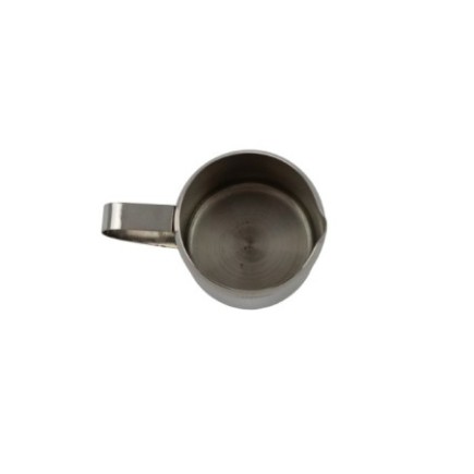 Latieră cilindrincă din inox 150 ml cu mâner 