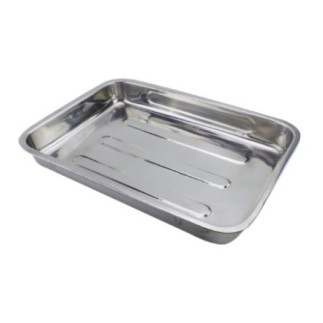 Tava Inox 40 cm | Fripturi Perfecte și Legume Savuroase
