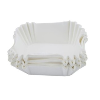 set de hârtie de copt pătrată albă stivuite