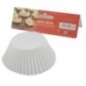 hârtie pentru copt muffin rotundă și ondulată întoarsă cu susul în jos