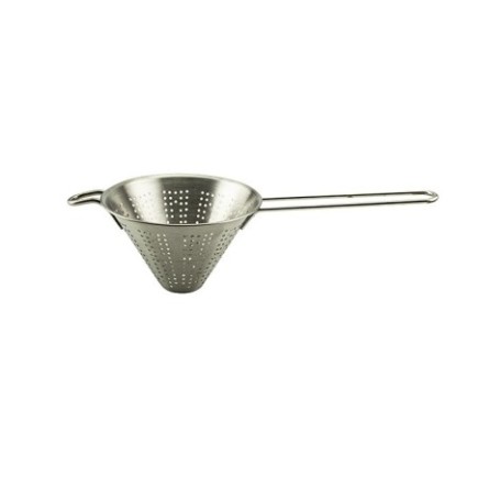 strecurător conic din inox cu un mâner dublu și agățătoare