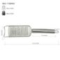 Răzătoare plată, de mână, din inox, cu mâner ergonomic și agățătoare ideală pentru cașcaval, brânzeturi țări și coajă de citrice răzătoare de mână din inox pentru cașcaval cu măsurători