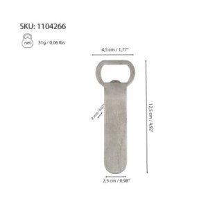 Desfăcător plat din inox pentru sticle – design simplu și eficient