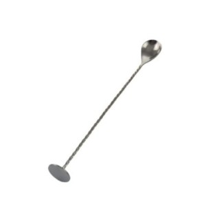 Linguriță inox: Coadă lungă, cap plat - Esențială pentru cocktailuri