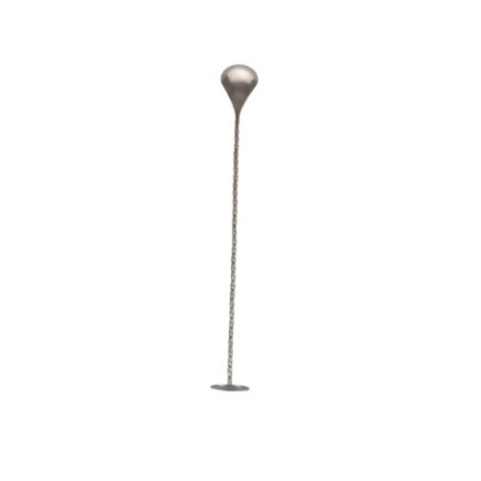 Linguriță de bar din inox cu coadă lungă răsucită și capăt plat pentru presat ingrediente pentru cocktails
