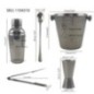 Set 5 ustensile mini bar - Ideal pentru cocktailuri acasă/evenimente