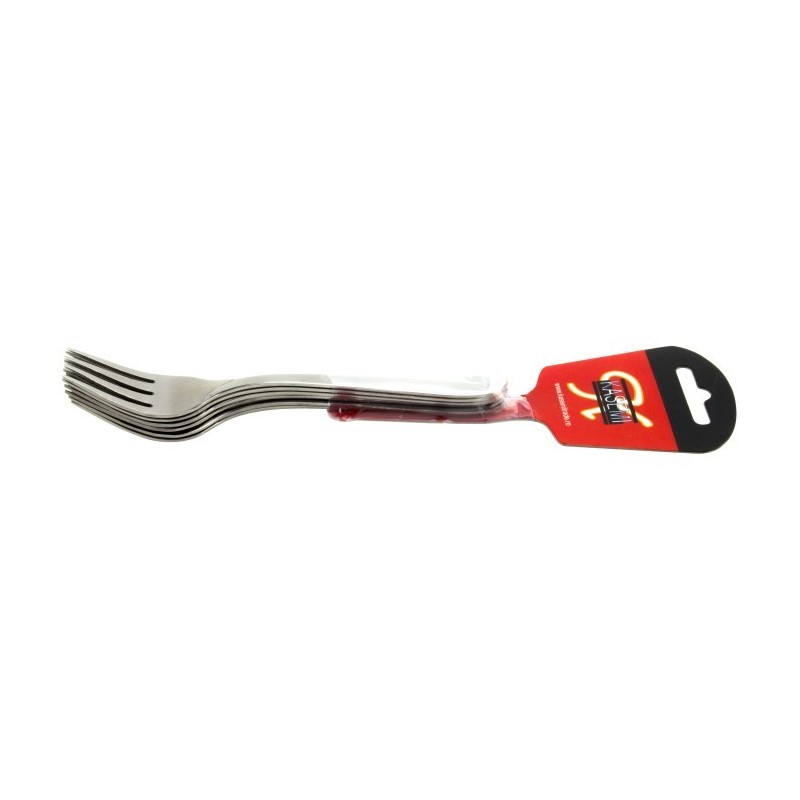 Set de furculițe pentru desert și aperitive, din inox rezistent, cu finisaj lucios premium, tacâmuri pentru servirea mesei, 6buc