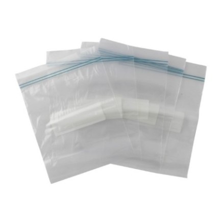 set de pungi din plastic transparent pentru alimente cu două benzi de închidere ermetică