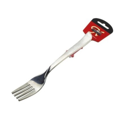 set de 3 furculițe din inox tacâmuri pentru masă cu etichetă colorată