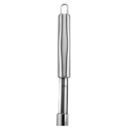 ustensilă din inox cu design special conceput pentru a extrage cotorul de măr