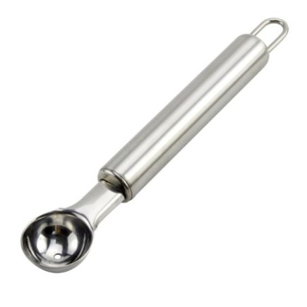 ustensilă din inox pentru scobit miezul din fructe și legume