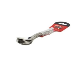 set de 6 lingurițe din inox pentru desert în ambalaj cu etichetă