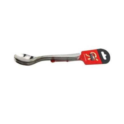 Set lingurițe pentru desert practice și rezistente din inox cu finisaj lucios premium, 6 buc