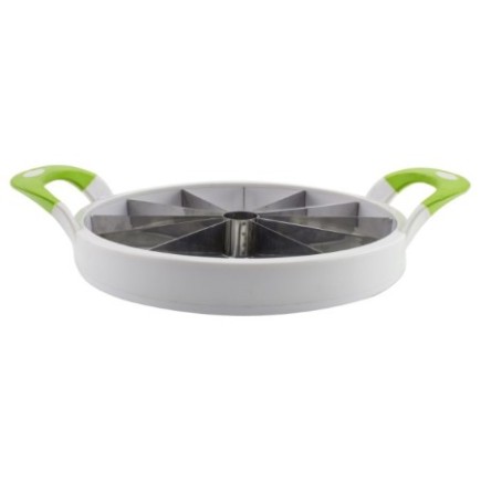 Feliator manual pentru pepeni, ananas, torturi sau prăjituri, obține rapid și comod 12 porții egale și uniforme, diametru 27 cm
