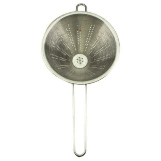 polonic din inox pentru supă cu mâner lung plat cu orificiu pentru agățat