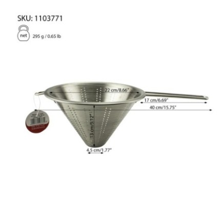 Polonic inox, cu mâner lung și design ergonomic, potrivit pentru porționarea exactă, ideal pentru sosuri și dressinguri 60 ml