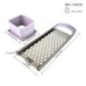 sită din inox cu încărcător culisant din plastic pentru aluatul de găluște și informații despre dimensiuni