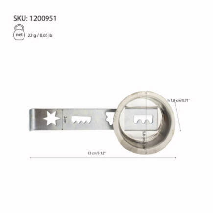 Formă pentru făcut biscuiți, cu patru modele, pentru biscuiți delicioși de casă, accesoriu pentru mașina de tocat carne, nr 5