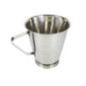 cană gradată conică din inox cu mâner
