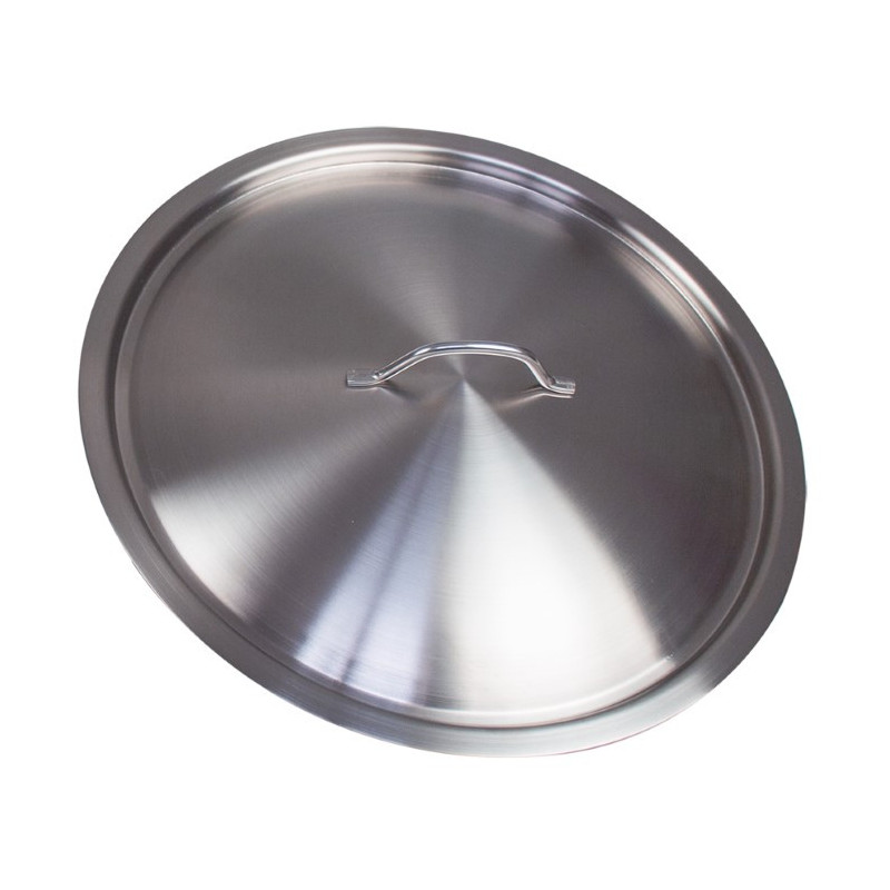 Capac profesional din inox pentru oale și cratițe mari, robust și durabil, cu mâner, ideal pentru restaurante și cantine, 60 cm