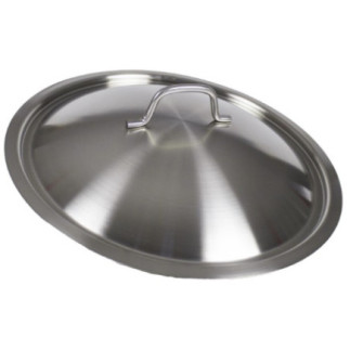 Capac profesional din inox pentru oale și cratițe mari, robust și durabil, cu mâner, ideal pentru restaurante și cantine, 60 cm