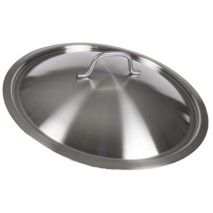 Capac profesional din inox pentru oale și cratițe mari, robust și durabil, cu mâner, ideal pentru restaurante și cantine, 60 cm