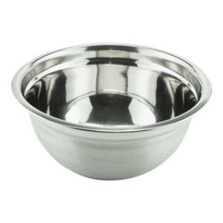 bol de bucătărie de 18 cm din inox cu bordură