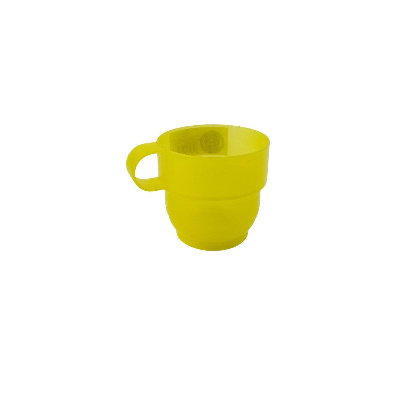 Cană din plastic cu mâner, compatibilă cu cuptorul cu microunde și mașina de vase, ideală pentru drumeții și camping, 320 ml