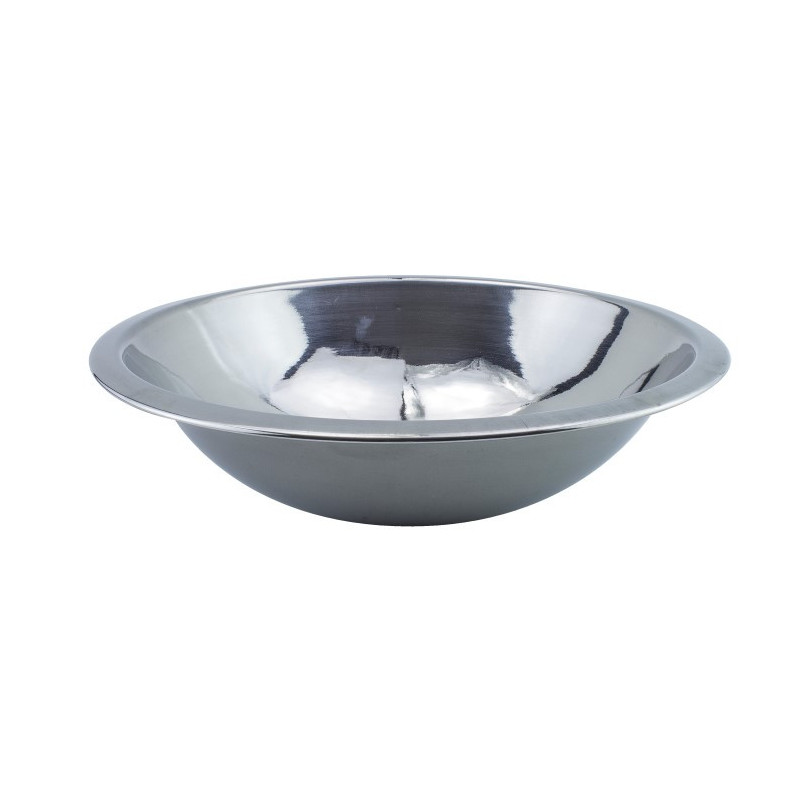 Farfurie adâncă din inox, rezistentă la șocuri și uzură, perfectă pentru utilizare intensivă în bucătării profesionale, 22 cm