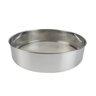 sită pentru cernut făină rotundă de 24 cm din inox