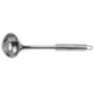polonic din inox pentru servit supă cu mâner ergonomic cu agățătoare