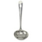polonic mic din inox cu mâner plat cu orificiu pentru agățat