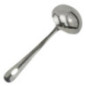 polonic din inox cu cupă mică și mâner plat cu agățătoare