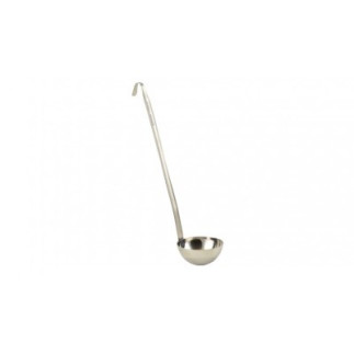 polonic profesional din inox cu orificiu pentru agățat în mâner