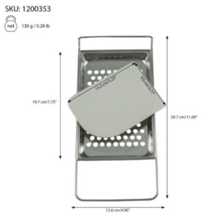 sită pentru găluște cu paletă din plastic și informații despre dimensiuni