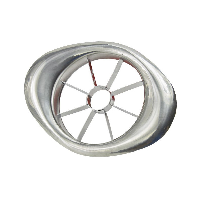 Feliator de fructe din inox, permite felierea rapidă și uniformă în 8 felii egale și îndepărtarea cotorului, pentru mere si pere