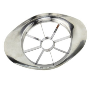 dispozitiv inoxidabil pentru tăiat mere în felii egale cu inel central pentru cotor