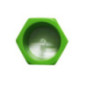 dispozitiv hexagonal din plastic verde pentru feliat castraveți în spirală