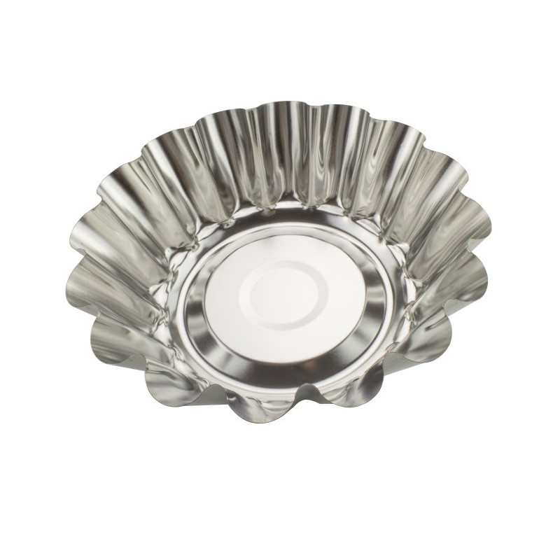 Formă de copt ondulată, din tablă cositorită, ideală pentru panettone, budinci și checuri, 0.5 kg