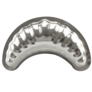 formă metalică semilună ondulată pentru copt prăjituri