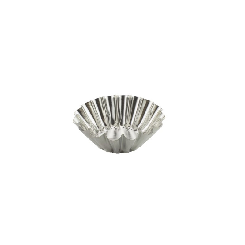 Formă de copt ondulată, din tablă cositorită, Ideală pentru produse de patiserie, prajituri, budinca, 0.125 kg
